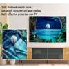 GSGC TV Cover TV Dust Cover Indoor 32-80 Inch LCD/LED TV Screen Protector Blue Printing Pattern Inside TV Display Cover Flat Liquid Crystal Television/Computer Art Decorative Cover-Blue-2||40-43 inch view 3