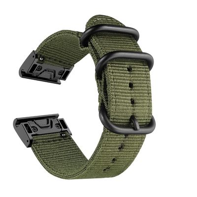 BRART 22mm Watchband For Garmin Fenix 7 6 5 Nylon Canvas Watch Band Forerunner 935 945 Fenix6 Pro Fenix7 Quick Easyfit Wrist Strap (Color : C, Size : 22mm)