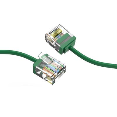 Futureonics Ultra Slim Cat6A Cable 5 FT (5 Pack) Networking, Super Slim CAT 6 Ethernet Patch Cord, 10Gigabit Super Thin RJ45 Connector Internet Cable for PC, Mac, Laptop, PS5, PS4, Xbox - Green