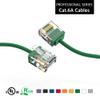 Futureonics Ultra Slim Cat6A Cable 5 FT (5 Pack) Networking, Super Slim CAT 6 Ethernet Patch Cord, 10Gigabit Super Thin RJ45 Connector Internet Cable for PC, Mac, Laptop, PS5, PS4, Xbox - Green view 3