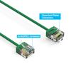 Futureonics Ultra Slim Cat6A Cable 5 FT (5 Pack) Networking, Super Slim CAT 6 Ethernet Patch Cord, 10Gigabit Super Thin RJ45 Connector Internet Cable for PC, Mac, Laptop, PS5, PS4, Xbox - Green view 4