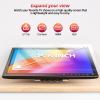 Desobry 15.7 inch Portable TV with Antenna, Portable Small TV with ATSC Tuner, Rechargeable Battery Operated Mini LCD Monitor 1080P,Built-in Stand,HDMI Input,USB,AV in,Supports Camping,Kitchen view 3