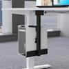 LIMITF PC Stand for Floor, CPU Holder Desktop Computer Tower Holder Under Desk Mount,Metal Wall PC Mount Adjustable Width13.5-23.5cm,Suitable for Most Sizes,Black/White view 3