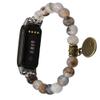 Wongeto Compatible with Fitbit Luxe Band Natural Gemstone Beaded Handmade Elastic Stretch Bracelet Tree of Life for Women (Grass Flower Agate) view 2