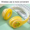 Grcfumo Over The Head Wireless Headphones, Over Ear Headphone, Wireless Headset for Gaming for Enhancing Your Gaming and Music Experience(Yellow) view 2