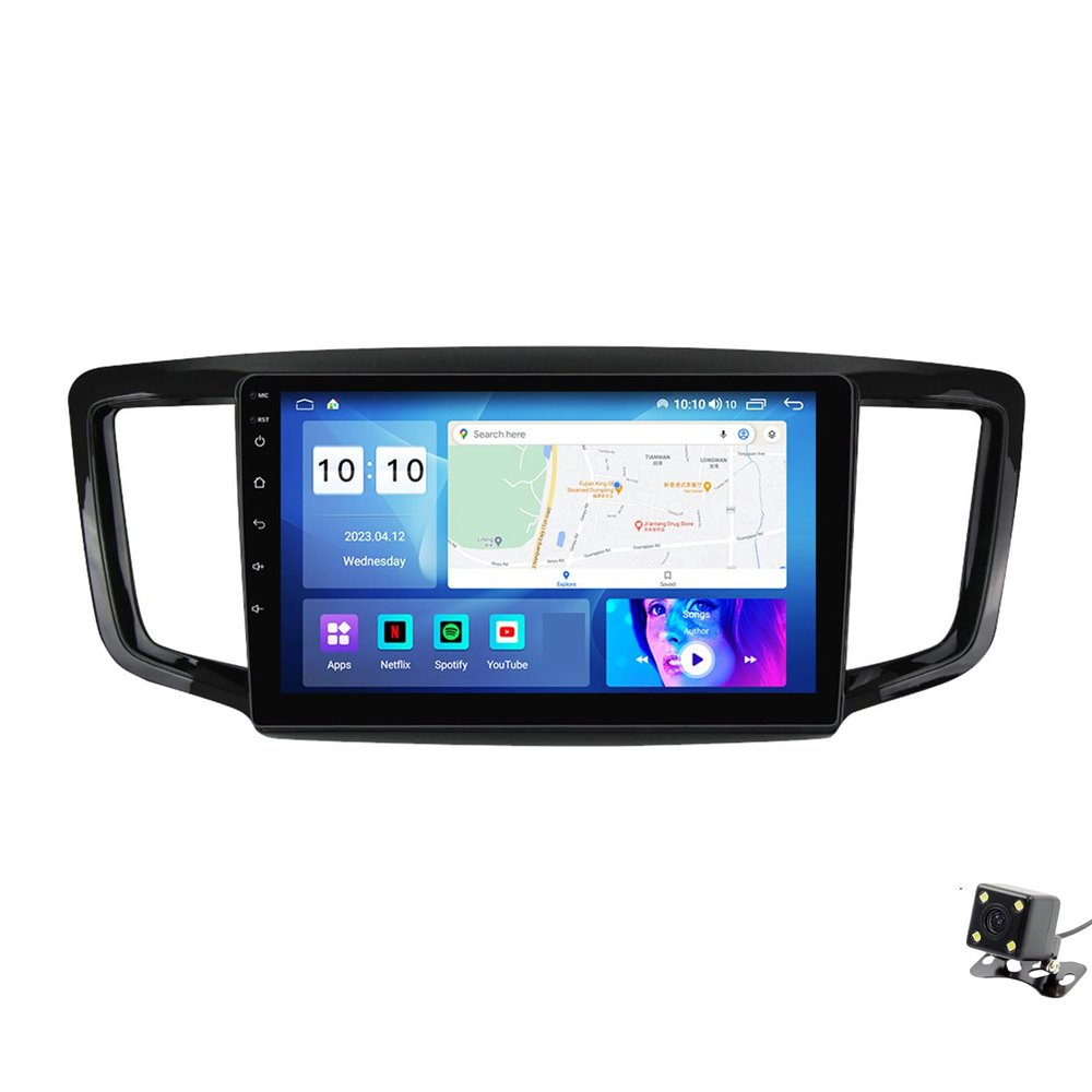ADMLZQQ Android 12 Head Unit 2 Din Car Stereo Sat Nav for Honda Odyssey 2015-2019 Radio GPS Navigation 10.2'' MP5 Multimedia Video Player FM Receiver Support 4G SIM 5G WiFi SWC,M200s