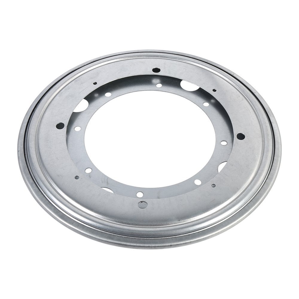Pwshymi Galvanized Steel Turntable, RustResistant and Effective Turntable Cake Decorating for Home Kitchen (9in #03), Silver, Pwshymid26vecyaq1-03