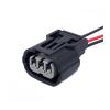 DLAHPJPT 3 Pin HX 040 Smtmo Auto Adapter Ignition Coil pl;/UG Wa/TER*pr/oo*f Connector Wire Harness Fit Compatible 6189-0887 6188-4739(3P Male,5 Pcs) view 2