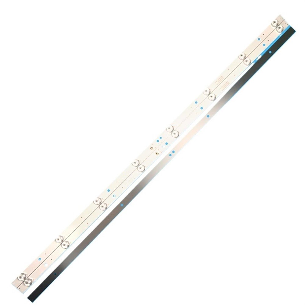 UFDIPLMY 3V 820mm LED Backlight Strip 8 Lamp Compatible with Sanyo 43" TV K433030T030864J-REV1.1W 43CE1230 43BS3700