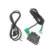 fangyankeji for Aux-in USB Switch Panel Audio USB/AUX Wire for BMW E60 E61 E63 E64 E66 E81 E82 E70 E90 12Pin Port