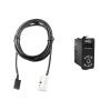 fangyankeji for Aux-in USB Switch Panel Audio USB/AUX Wire for BMW E60 E61 E63 E64 E66 E81 E82 E70 E90 12Pin Port view 4