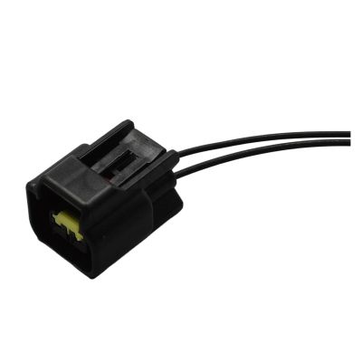 TakenE 1 Set Black Snowy 2 Pin Way Male Female High Voltage Ignition Coil Plug Connector FW-C-2M-B FW-C-2F-B (Color : Female with Wire)