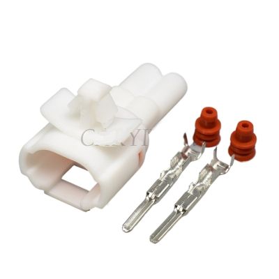 1 Set 2Pin Female Male MT090 Fog Lamp Automotive Waterprof Connector with Clip DJ7022-2.2-11 DJ7021-2-21 (Color : Male set)