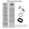 GudCoaks Ring Cover Protector for Oura Ring Gen 3,[6Pack] Silicone Elastic Case [Anti-Scratch] for Oura Ring Working Out Gym Protection,Smart Ring Not Included (Black/Transparent/Pink)M for 11/12/13 view 2