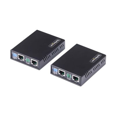 StarTech.com 10/100 Ethernet Extender Kit Up to 0.5mi (800m), Long-Range LAN Booster via Single Pair Wire/Phone Line/RJ45 UTP, TAA