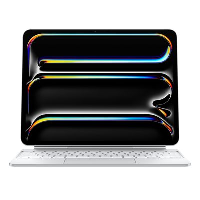 Apple iPad Magic Keyboard Case for iPad Pro 13-inch (M4 and M5), Great Typing Experience, Built-in Trackpad, Function Row, US English - White