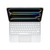 Apple iPad Magic Keyboard Case for iPad Pro 11-inch (M4), Great Typing Experience, Connectivity Through Bluetooth, Smart Connector, USB-C, Built-in Trackpad, Function Row, US English - White view 4