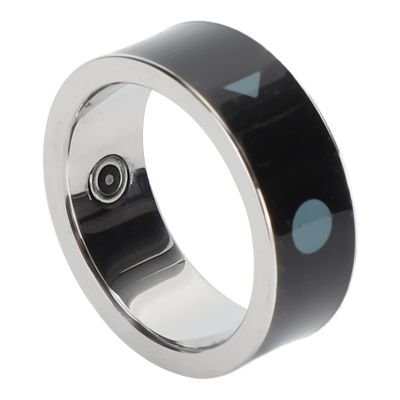 Asixxsix Remote Control Page Turner, Bluetooth Smart Ring Video Scrolling Ring, Remote Clicker Page Turner Ring, One Magnetic Charging Remote Controller (Size 17, 56mm /