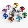 MaikOn Wardrobe knobs, Handles 6 Pack Color Crystal Drawer Single Hole Handle Wardrobe Bathroom Cabinet Knob 30mm Red (Color : White) view 3