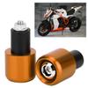 aqxreight Motorcycle Handlebar End Plug Set Stylish Decorative Accessory for 22mm Handlebars (Gold), aqxreightz42d9hqugf-04 view 4