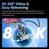 Insta360 X4 - Waterproof 8K 360 Action Helmet Camera with 32GB SD Card, 4K Wide-Angle Video, Invisible Selfie Stick Effect Lens Guards, 135 Min Battery Life, Sports, Content, Travel, Outdoor Creator view 2