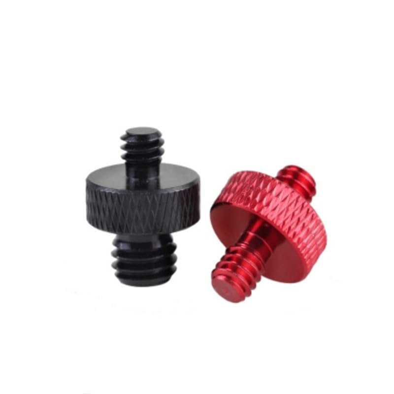 5pcs/lot 1/4-1/4 3//8-3/8 1/4-3/8" Screw Aluminum Screws Adapter Camera Bracket Tripod Monopod Studio Light Stand - (Color: 3-8 to3-8 Black)
