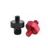 5pcs/lot 1/4-1/4 3//8-3/8 1/4-3/8" Screw Aluminum Screws Adapter Camera Bracket Tripod Monopod Studio Light Stand - (Color: 3-8 to3-8 Black) view 1