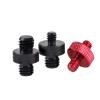 5pcs/lot 1/4-1/4 3//8-3/8 1/4-3/8" Screw Aluminum Screws Adapter Camera Bracket Tripod Monopod Studio Light Stand - (Color: 3-8 to3-8 Black) view 2