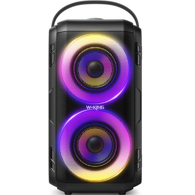 (180W Peak) 80W Party Large Portable Speakers Bluetooth 4 Drivers(4.04'' Woofer) + 80W Bluetooth Speaker Wireless- Full Range Speaker