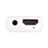 Adapter, 3.5mm Audio Video Output Converter White Clear Image Durable Easy Using Lossless for view 2