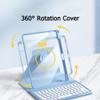 Case with Trackpad Keyboard for iPad 10.2 9th/8th/7th Generation 360 Rotating Keyboard Case for iPad Pro 10.5,Air 3rd Gen Pencil Holder Tablet Cover,Folio Stand Case,Detachable Keyboard (sky blue) view 3