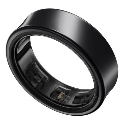 SAMSUNG Galaxy Ring, AI Smart Ring, Size First w/Sizing Kit, No App Subscription, Fitness Monitor, Sleep Tracker, Up to 7-Day Battery, Size 6, Titanium Black [US Version, 1Yr Manufacturer Warranty]