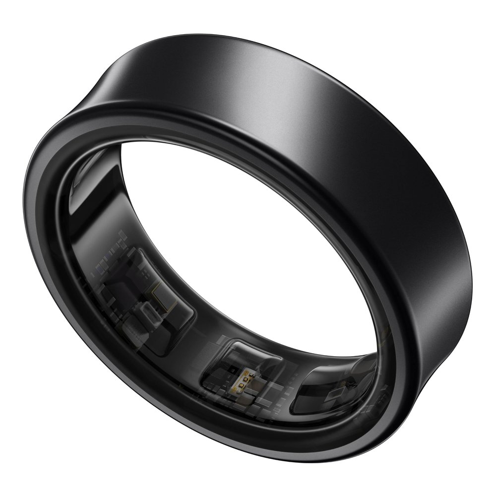 SAMSUNG Galaxy Ring, AI Smart Ring, Size First w/Sizing Kit, No App Subscription, Fitness Monitor, Sleep Tracker, Up to 7-Day Battery, Size 6, Titanium Black [US Version, 1Yr Manufacturer Warranty]
