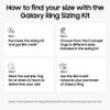 SAMSUNG Galaxy Ring, AI Smart Ring, Size First w/Sizing Kit, No App Subscription, Fitness Monitor, Sleep Tracker, Up to 7-Day Battery, Size 10, Titanium Black [US Version, 1Yr Manufacturer Warranty] view 2
