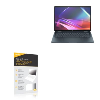 BoxWave Screen Protector Compatible with HP Spectre x360 (14-eu0097nr) - ClearTouch Anti-Glare Privacy (2-Pack), Privacy Screen Protector Flexible Film Anti-Glare