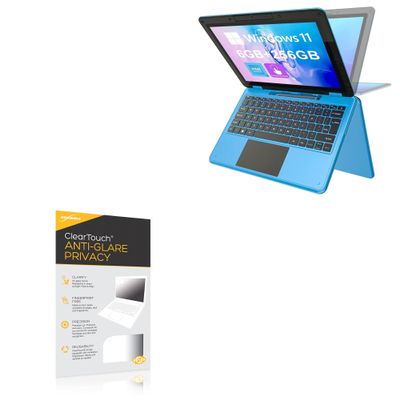 BoxWave Screen Protector Compatible with AWOW VT11 Touchscreen Laptop (11.6 in) - ClearTouch Anti-Glare Privacy (2-Pack), Privacy Screen Protector Flexible Film Anti-Glare