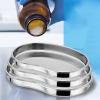 JOEBO Microscope Kit Stainless Steel Kidney Bowl Curved Trays Microscope Lens Adapters (Color : Medium) view 2