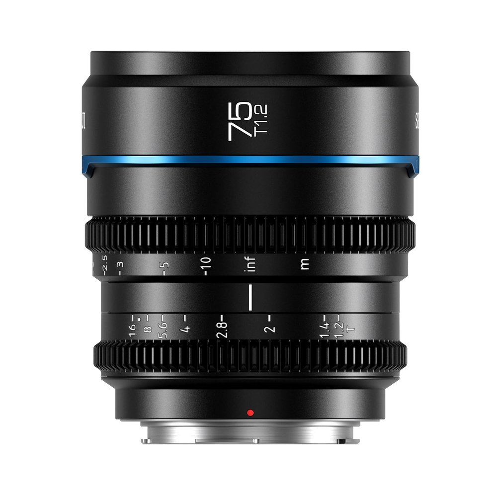 SIRUI Night Walker 75mm T1.2 S35 Telephoto Cine Lens for L Mount, Black