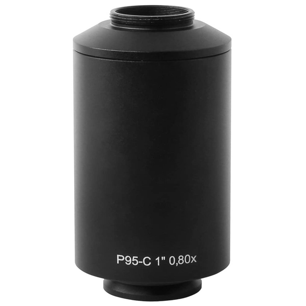 JOEBO Microscope Kit 0.35X 0.5X 0.65X 0.8X 1X Microscope C-Mount Adapter Microscope Lens Adapters (Color : 0.8X)