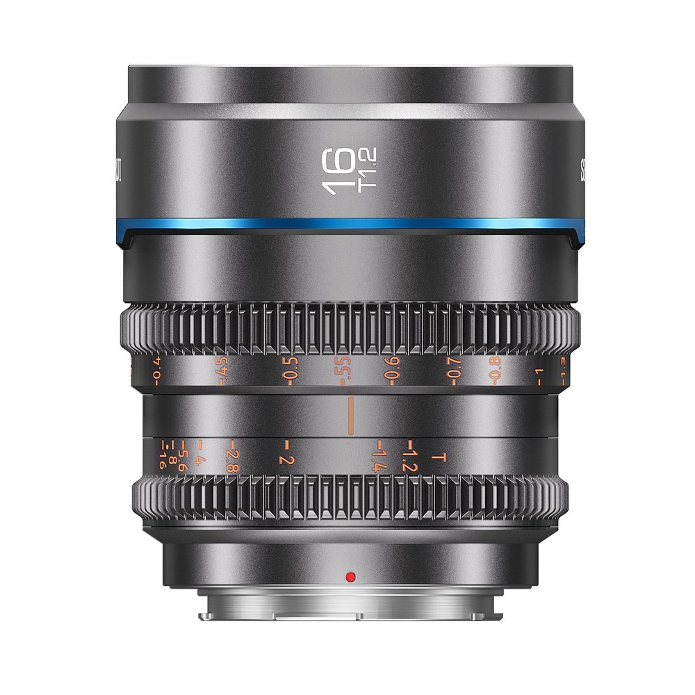 SIRUI Night Walker 16mm T1.2 S35 Wide Angle Cine Lens for X Mount, Metal Grey
