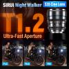 SIRUI Night Walker 16mm T1.2 S35 Wide Angle Cine Lens for X Mount, Metal Grey view 3
