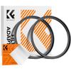 K&F Concept 62-67mm(2 Pcs) Step-Up Ring Adapter, 62mm to 67mm Step Up Filter Ring for 62mm Lens Install 67mm ND CPL UV Lens Filter view 1