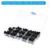DirectNine Basics 89pcs Strain Relief Cord Connector Assortment Cable Boot Sleeve, Black view 3