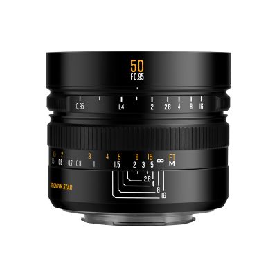 Brightin Star MF 50mm F0.95 f/0.95 APS-C Mirrorless Camera Lens for Fujifilm Fuji FX Mount X-T3 X-T2 X-T30 X-T20 X-T10 X-T100 X-PRO2, Manual Focus Lens for Portrait Night Photography Black