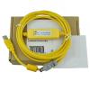 USB-ASD-CNUS0A08 for ASDA-B2/AB E3 B3 Servo Drive Programming Data Download Cable for XP WIN7/ 8/10/11 Economy Model Yellow 3 Meters view 1