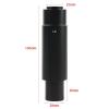 JOEBO Microscope Kit 0.35X 0.5X 1X Industry Mono Lens Zoom C Mount Adapter Lens for 10A 0.7X~4.5X Microscope Lens Microscope Lens Adapters (Color : 0.35X 1X) view 2
