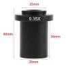 JOEBO Microscope Kit 0.35X 0.5X 1X Industry Mono Lens Zoom C Mount Adapter Lens for 10A 0.7X~4.5X Microscope Lens Microscope Lens Adapters (Color : 0.35X 1X) view 3