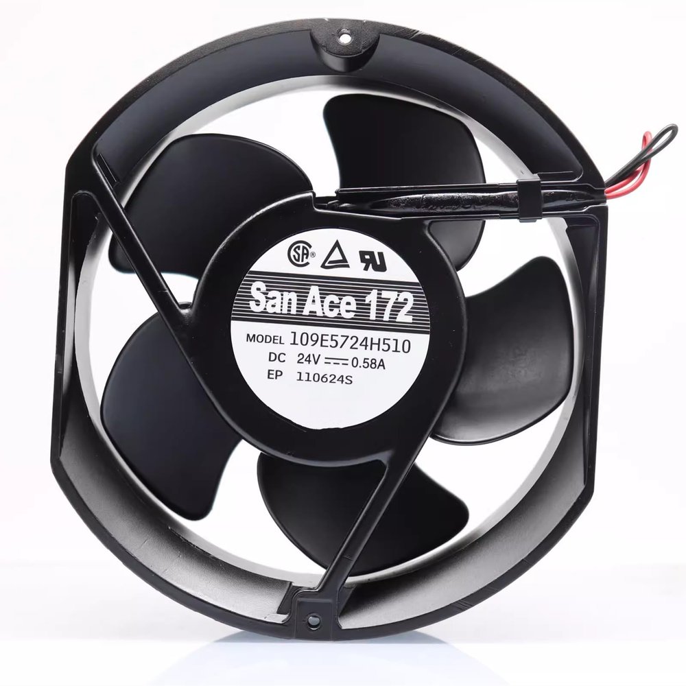 109E5724H510 DC24V 0.58A 17251 172mm 2-Wire Inverter Cooling Fan