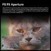 35mm F0.95 APS-C Manual Focus Prime Lens for Fujifilm XF Mount Mirrorless Cameras, Large Aperture Fixed Lens, Fit for XT5, XT4, XT30, XPRO3/1, XT200, XS10, XA7, XE4, XH1(Silver) view 4