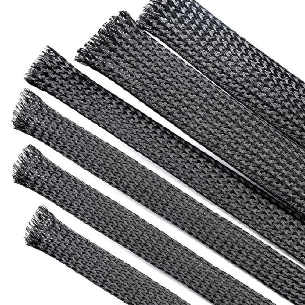 Spiral Wrap Insulated Braid Tight Mesh Tube 1 Meter 10 Meters Black Nylon 1mm to 100mm Expandable Wrapping Cable Sleeve Wire Sleeving Spiral Tubing Cover (Size : 30mm Inside Diameter, Color : 5 Mete
